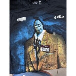 Halloween Grunge Beetlejuice X CVLA Hello Bob Graphic T Shirt Size Medium NWT